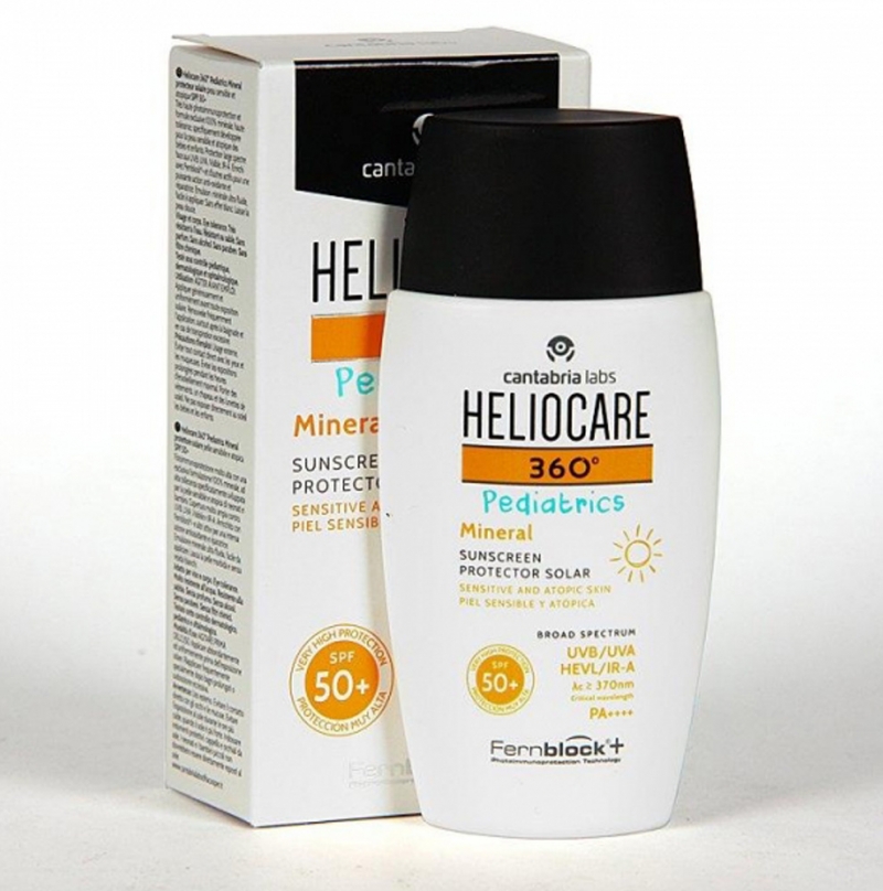 HelHeliocare 360° Pediatrics Mineral SPF 50_ Kem chống nắng phổ rộng cho trẻ em và làn da nhạy cảm